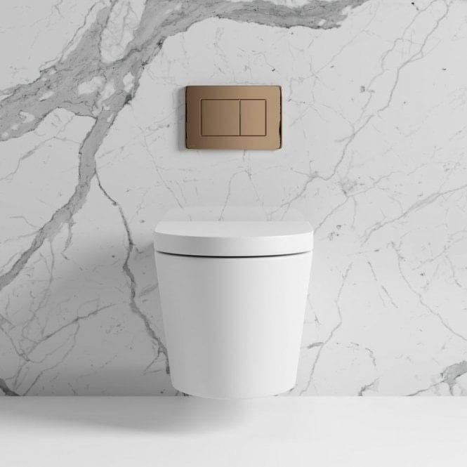 Керамический подвесной туалет с пластиной и сливной кассетой LUSSO без ARCH-00082135 - Вид №9