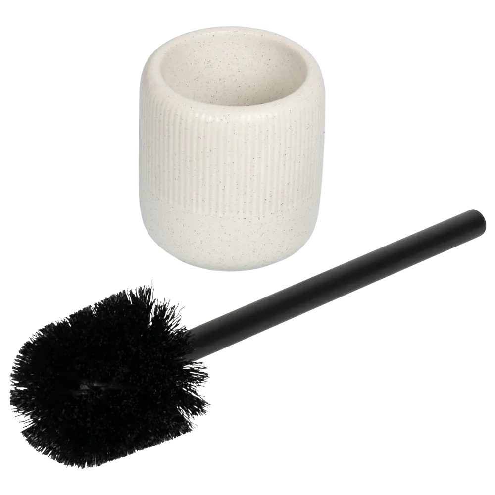 Ершик для унитаза SWENSA Noble с керамической подставкой в бежевом цвете 89380265 STLM-1513821 - Вид №1