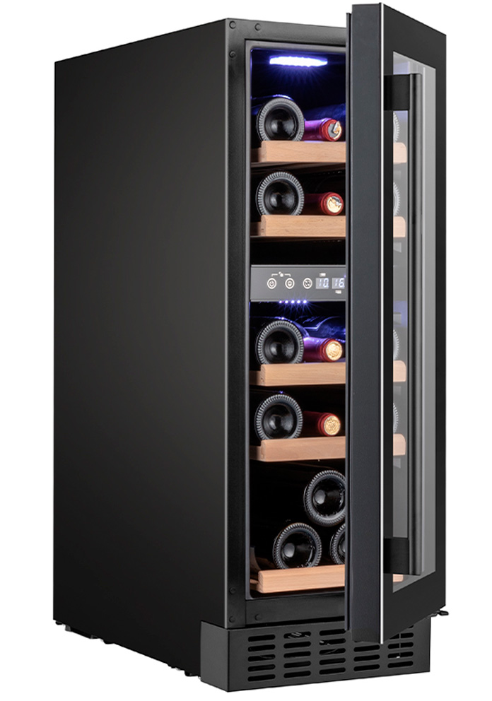 9056307 Винный шкаф Temptech PRESX30DB черный STDN-0102420 - Вид №1