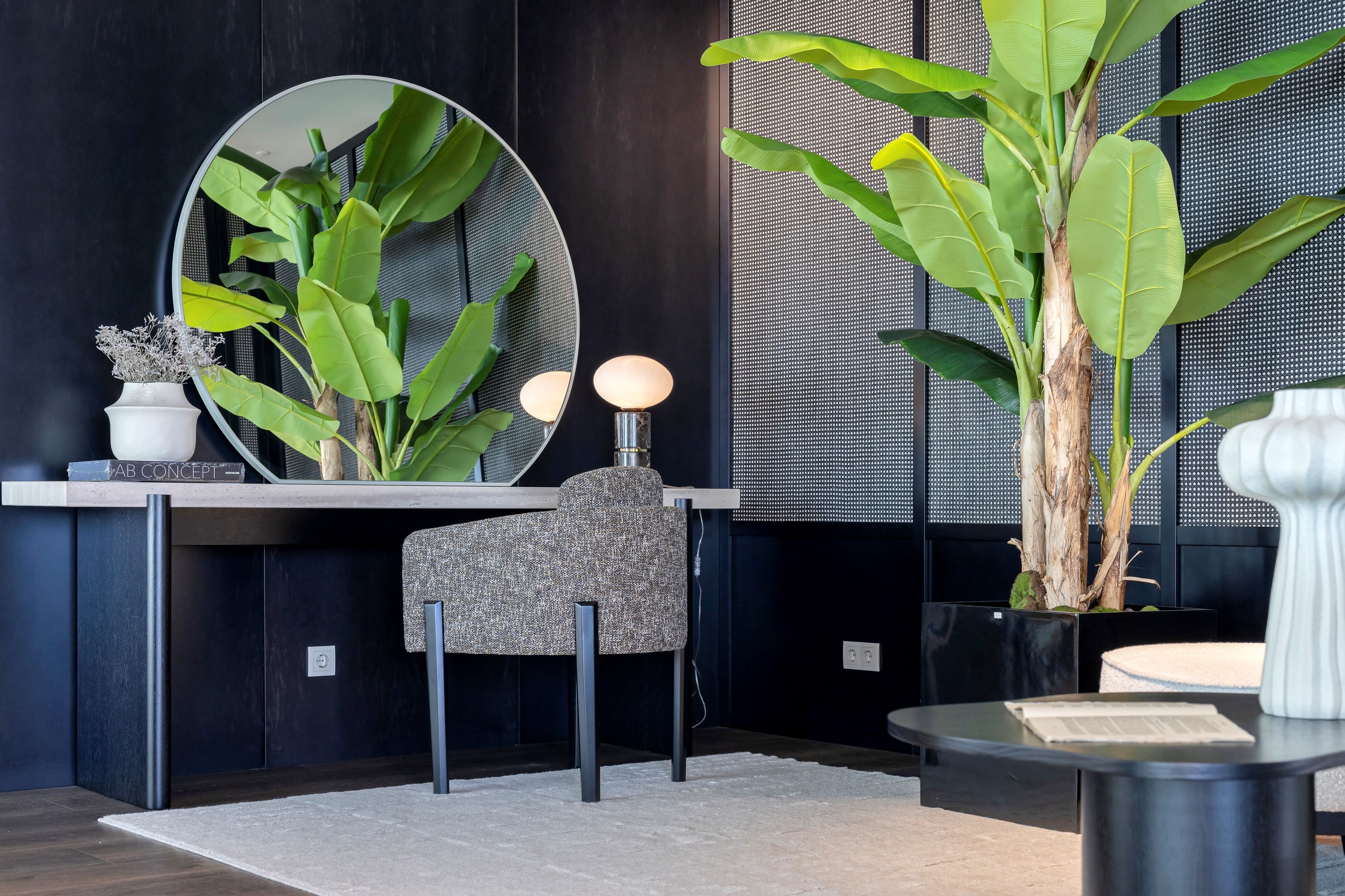 Прямоугольная консоль из грецкого ореха Stylish Club Natur ARCH-00142230 - Вид №6