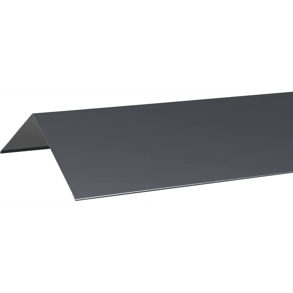 Конек плоский 146x146 мм 2 м RAL 7024 серый 84427755 STLM-2064676 Santreyd 
