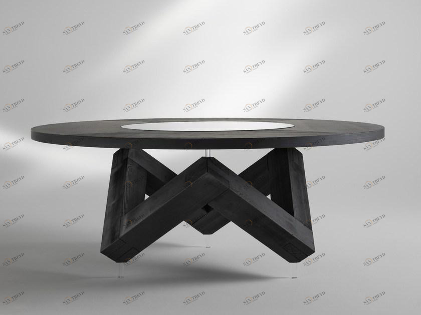 ALBEDO Круглый деревянный стол sun-id-1505448