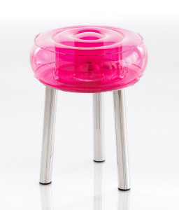 MOJOW Табурет FLOOFY из нержавеющей стали Розовый TAFLCIEKO06RC