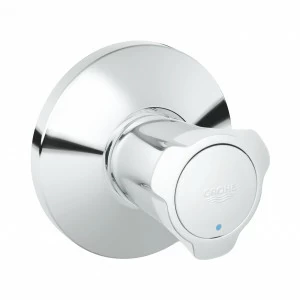 Внешняя часть вентиля GROHE Costa L, синяя маркировка, хром (19806001)