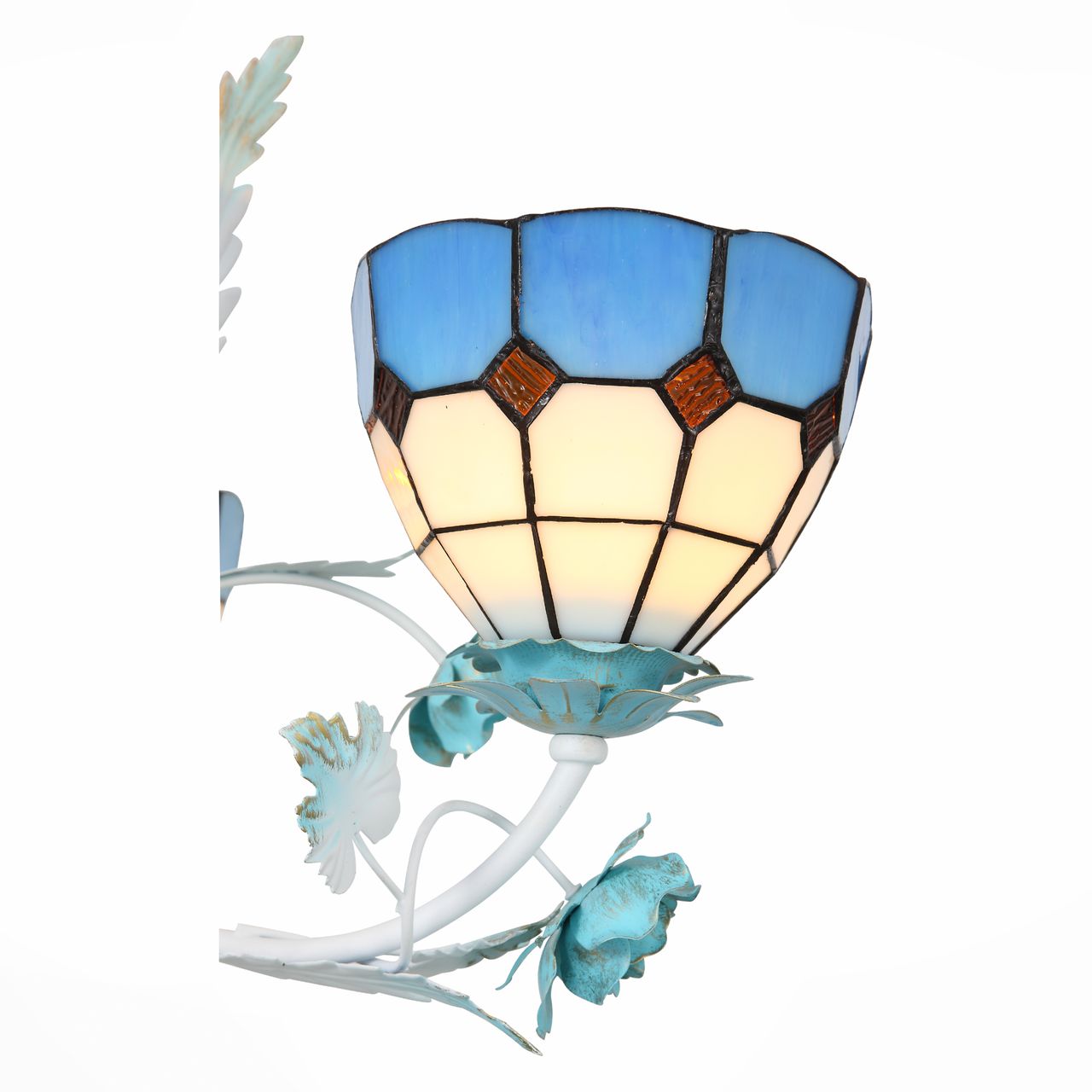 Подвесная люстра ST Luce Lavoro SL372.953.03 ST LUCE ДИЗАЙНЕРСКИЕ, LAVORO 108463 Голубой  - Вид №2