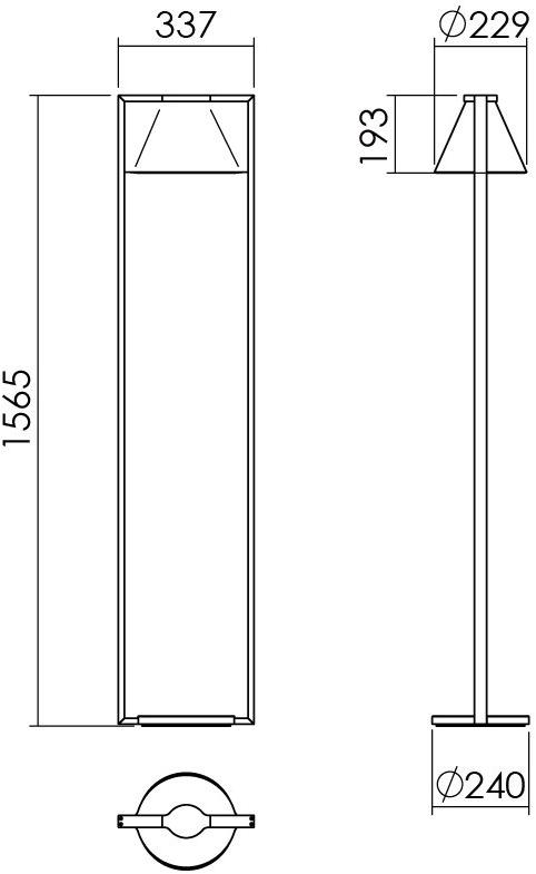 NEXO LUCE Торшер из металла Oxen floor lamp 7009e2 - Вид №4