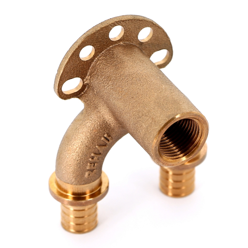 Водорозетка надвижная В сдвоенная латунная REHAU 20х1/2"х20 RX+ 456271 - Вид №4