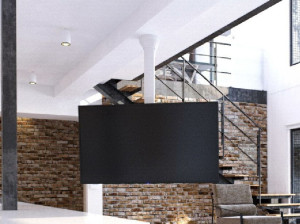 Моторизованное и регулируемое потолочное крепление для телевизора