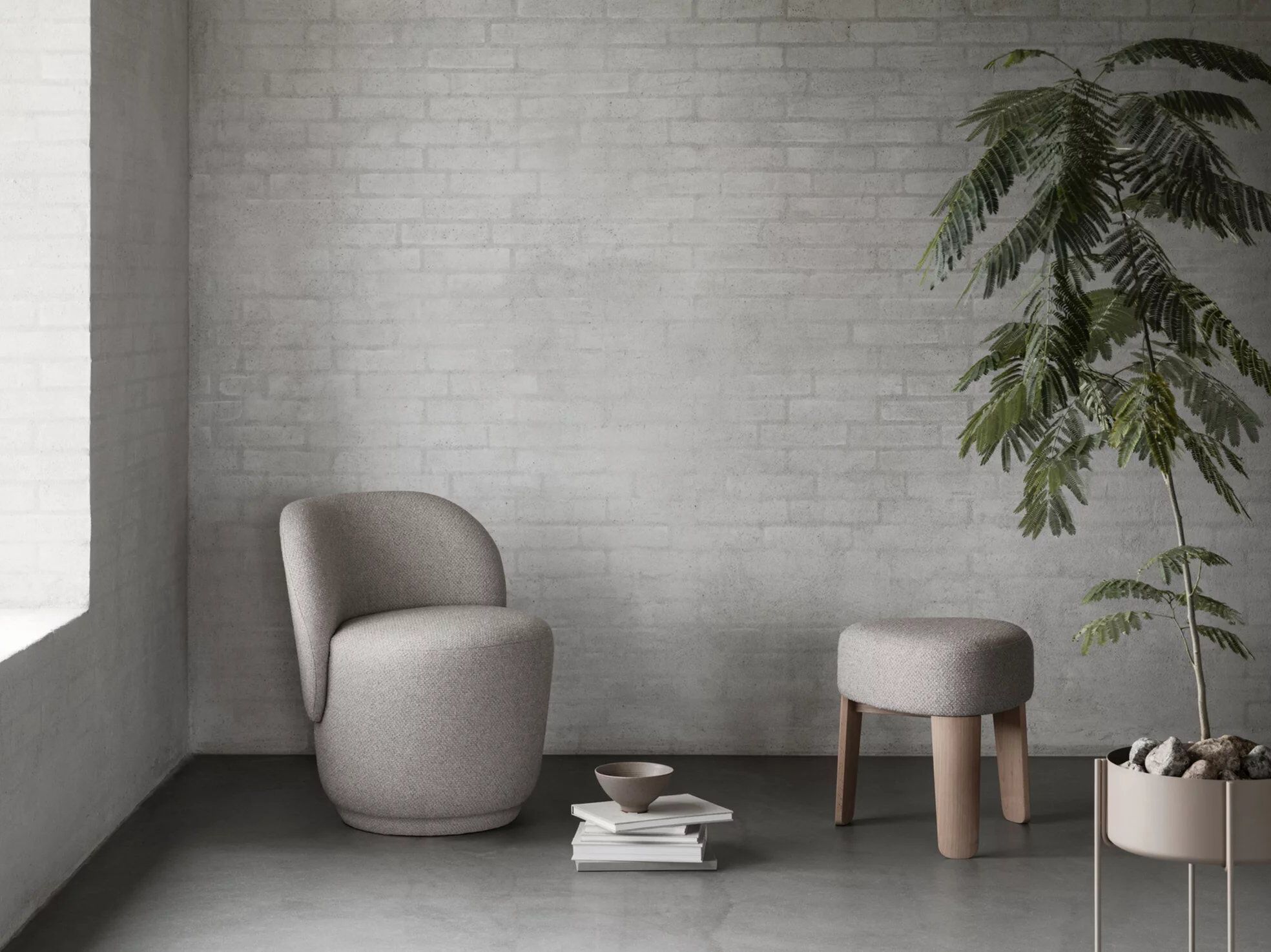 Ткань поворотный стул blomus Kuon ARCH-00149588 - Вид №11