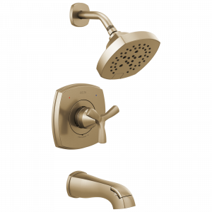 T144766-CZ Ванна и душ серии 14 Delta Faucet Stryke Шампанское бронза