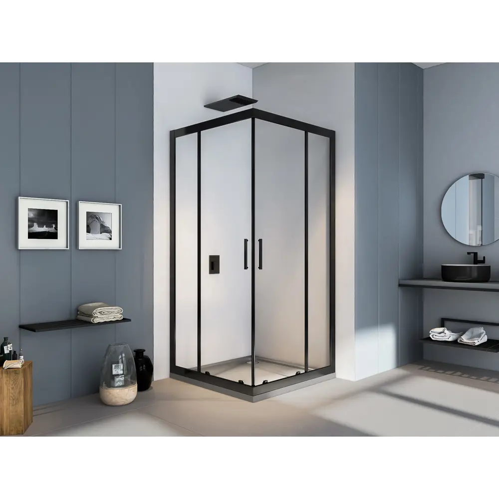 Santreyd Makiato - Радиусное душевое ограждение с раздвижными дверями 84107345 STLM-0989668