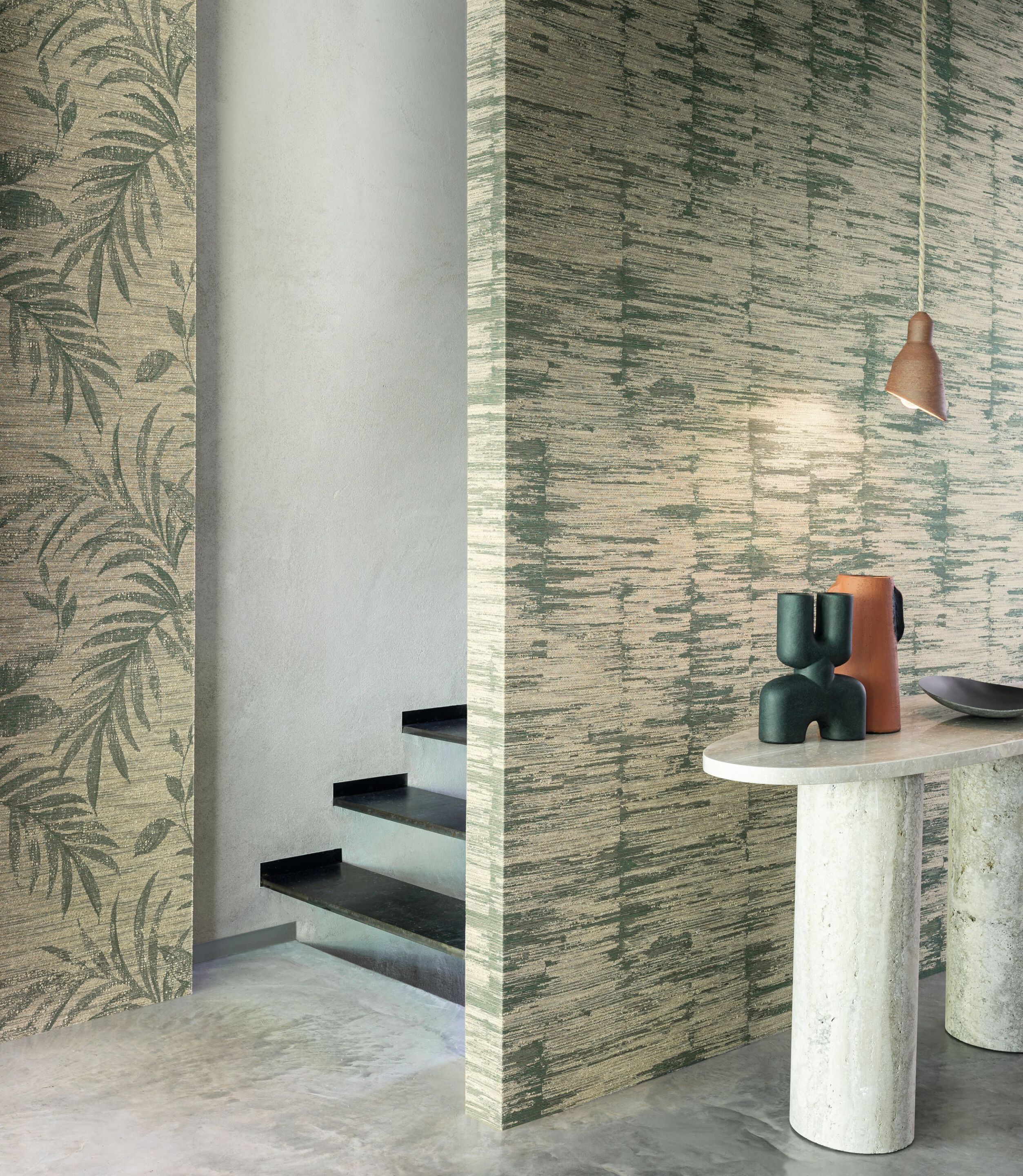 Настенная ткань с графическим рисунком Casamance Féroé ARCH-00023936 - Вид №2