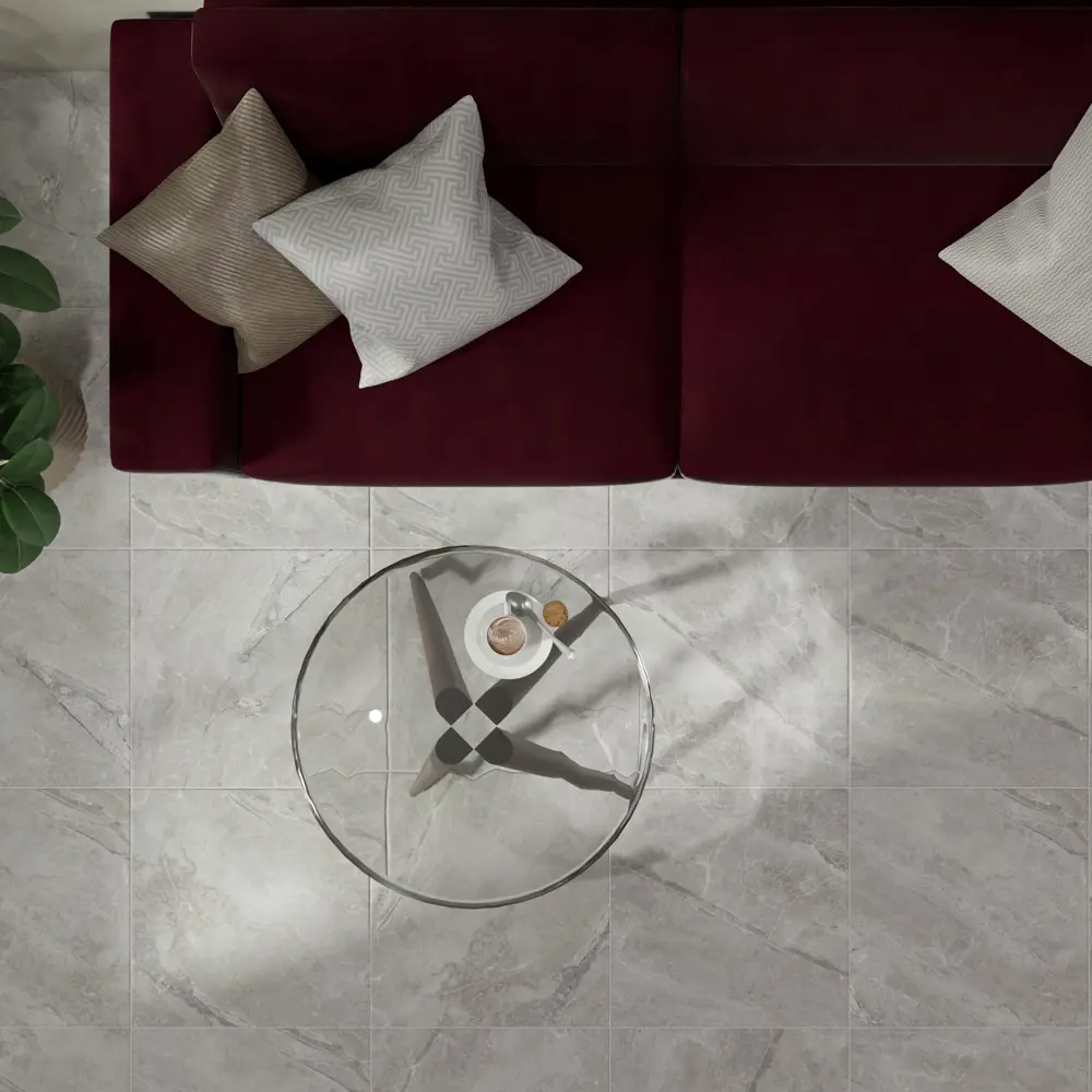 Плитка напольная Axima Селенга 40x40 см 1.6 м² матовая цвет серый STLM-2150467