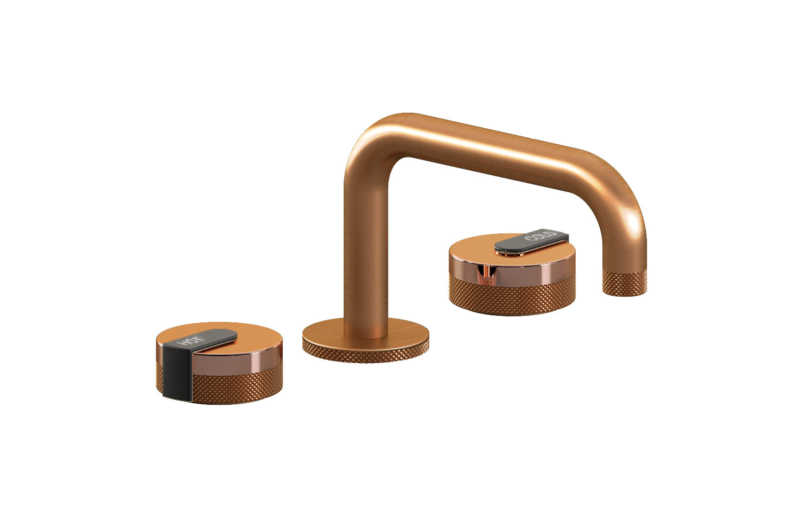 E-11510-R1RG-L1BK-BRG Смеситель для умывальника на 3 отвертия GRAFF MOD+