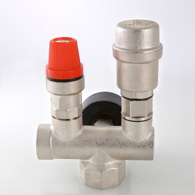 VT.460.0.0 Группа безопасности с латунным корпусом для котла Valtec 1"  - Вид №6