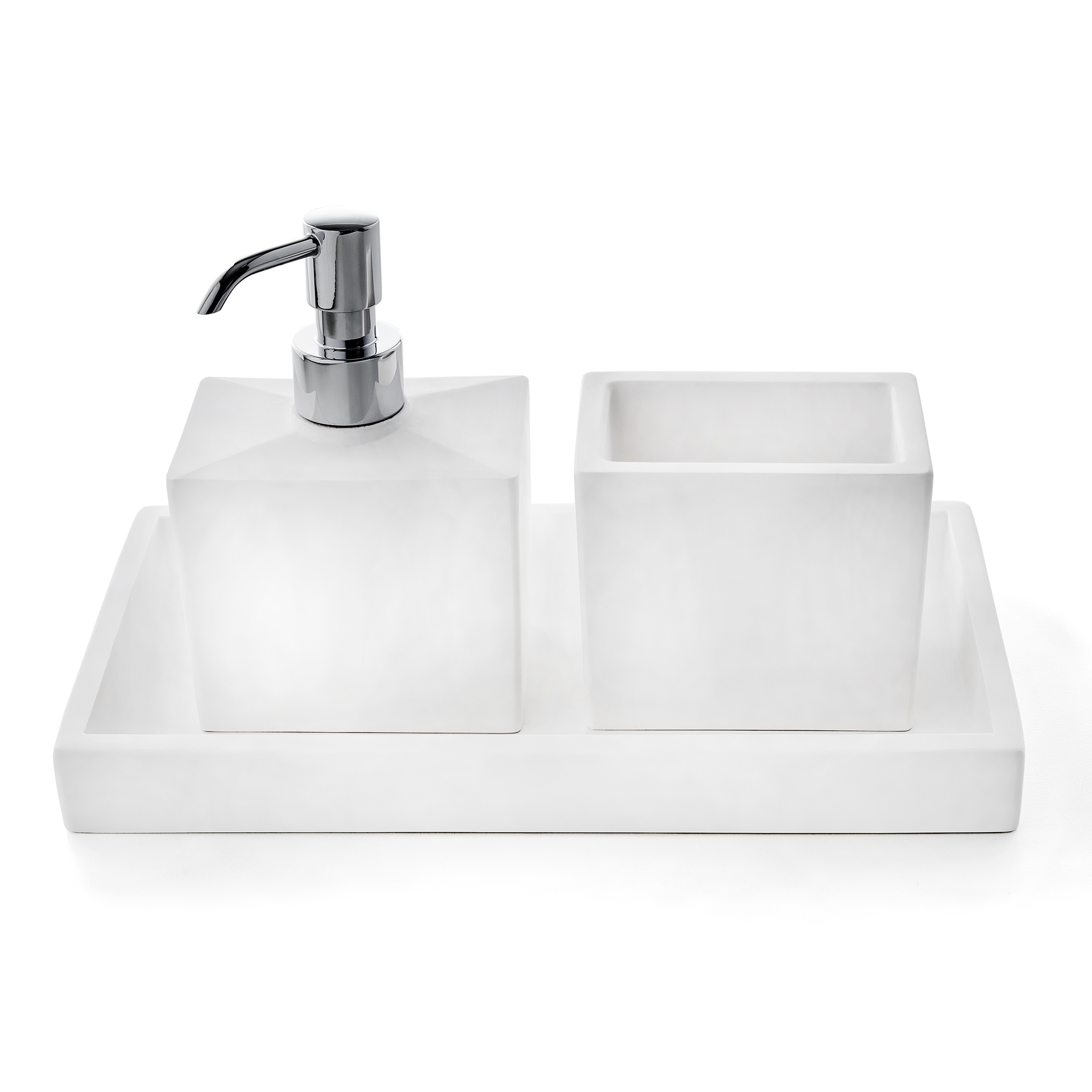 MW99A 3SC Набор из 3 шт., стакан, диспенсер, лоток Moderno Treesseci 3SC