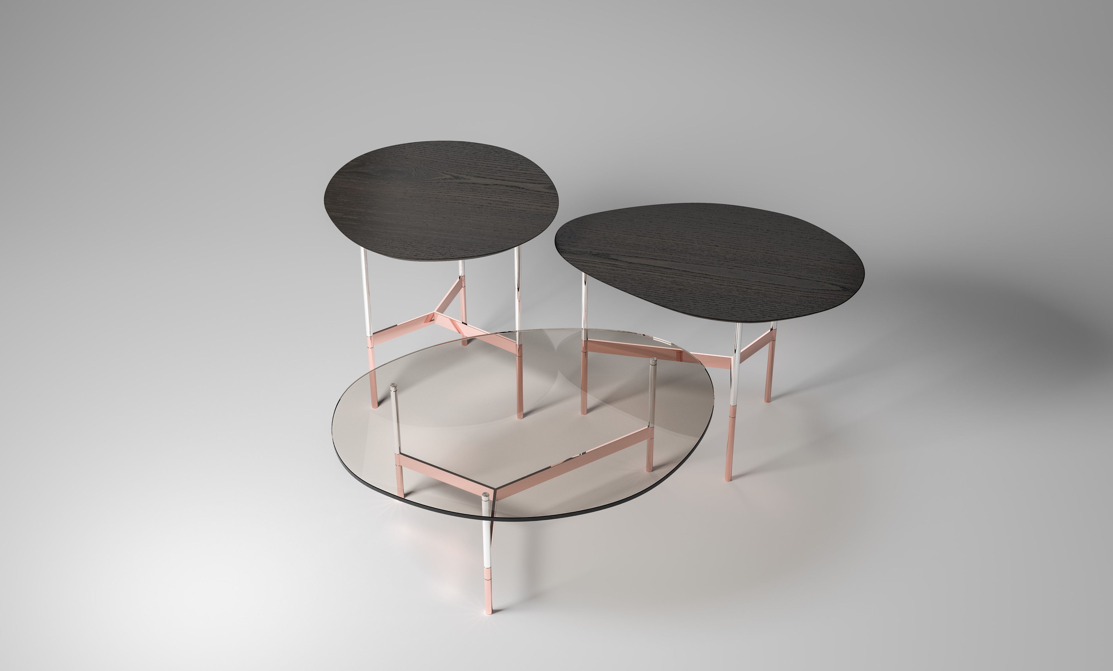 Журнальный столик с деревянным верхом Tonelli Design AFTER9 ARCH-00060199 - Вид №2