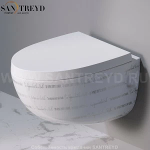 S511.420P Подвесной унитаз настенный Белый A. e T. Italia OVAL Италия