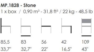 Fenabel Кресло из ткани Stone Mp.1828 - Вид №1