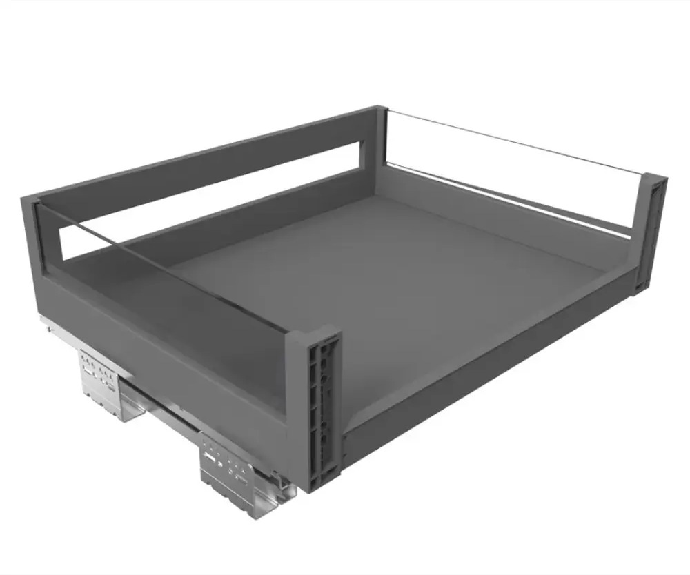 91751795 Выдвижная корзина в базу Dana 76.40x43.60x17.30 см цвет антрацит STLM-0870992