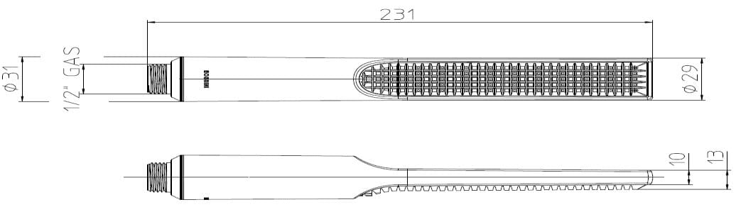 ABS ручной душ Bossini Apice ARCH-00039504 - Вид №7