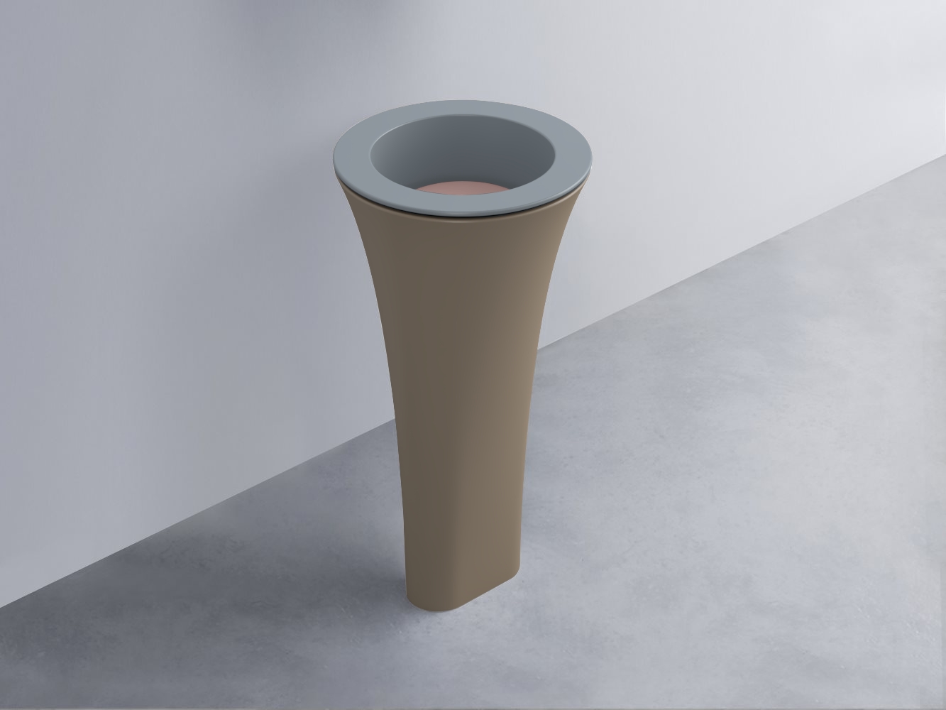 AMLA45-BR+AMPILT-CP+AMCOLT-AN Раковина Amedeo Tondo отдельностоящая cielo Enjoy + Amedeo Ceramica Cielo