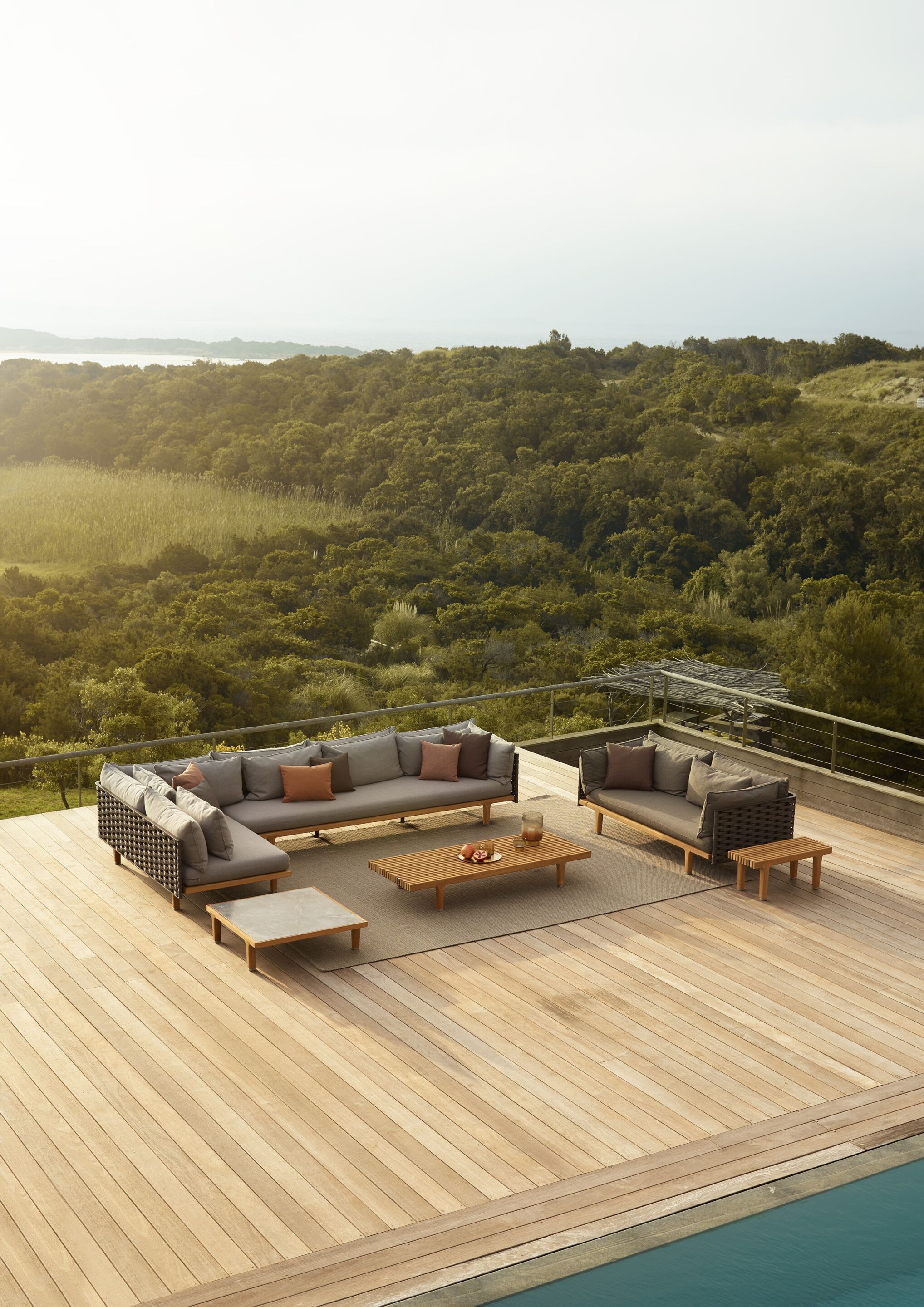 Тканевый модульный садовый диван DEDON SEALINE ARCH-00120244 - Вид №4