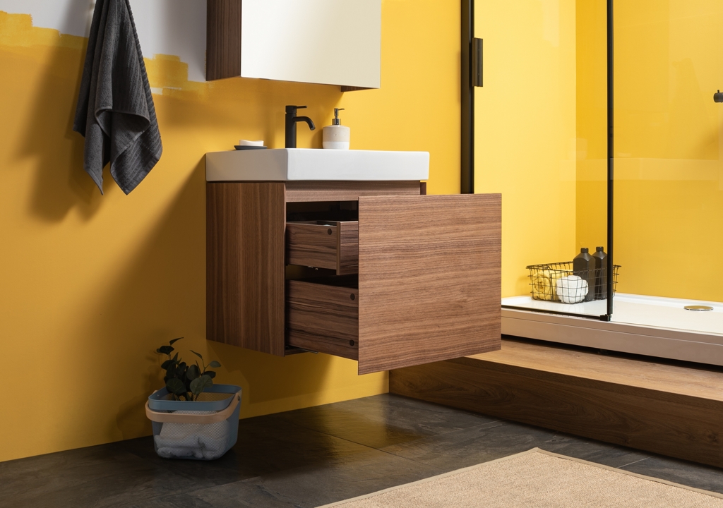 Мебель для ванной Aquanet Нью-Йорк 60 орех 00211659 - Вид №5