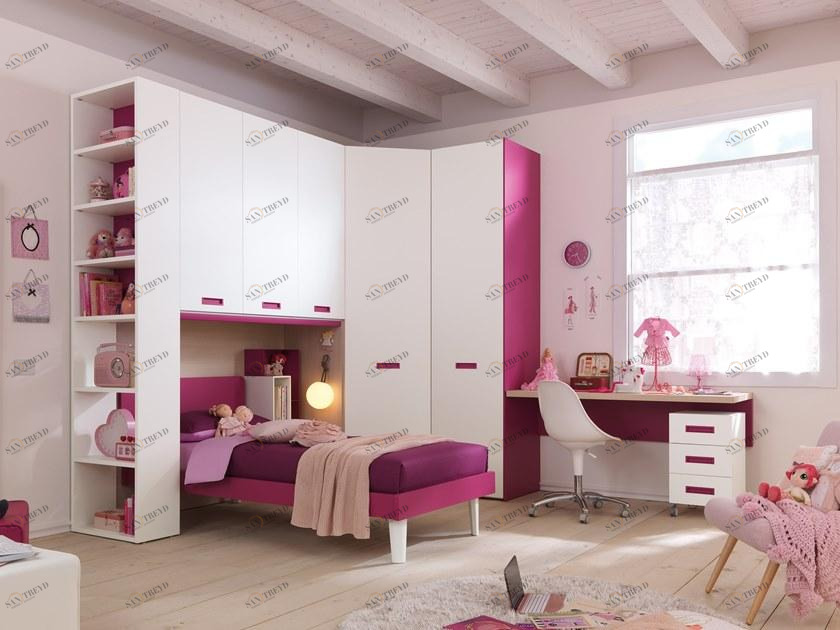 Moretti Compact Мостовая спальня из дерева sun-id-1494584