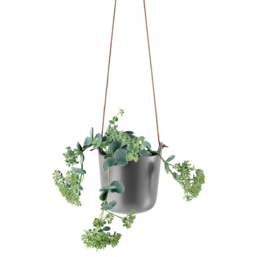 568161 Горшок с функцией самополива подвесной серый Eva Solo  - Вид №2
