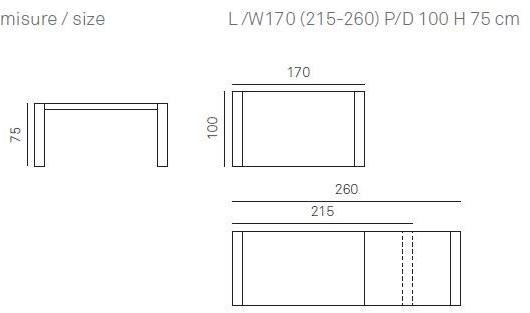 Gruppo Tomasella Раздвижной стол sun-id-1494357 - Вид №2