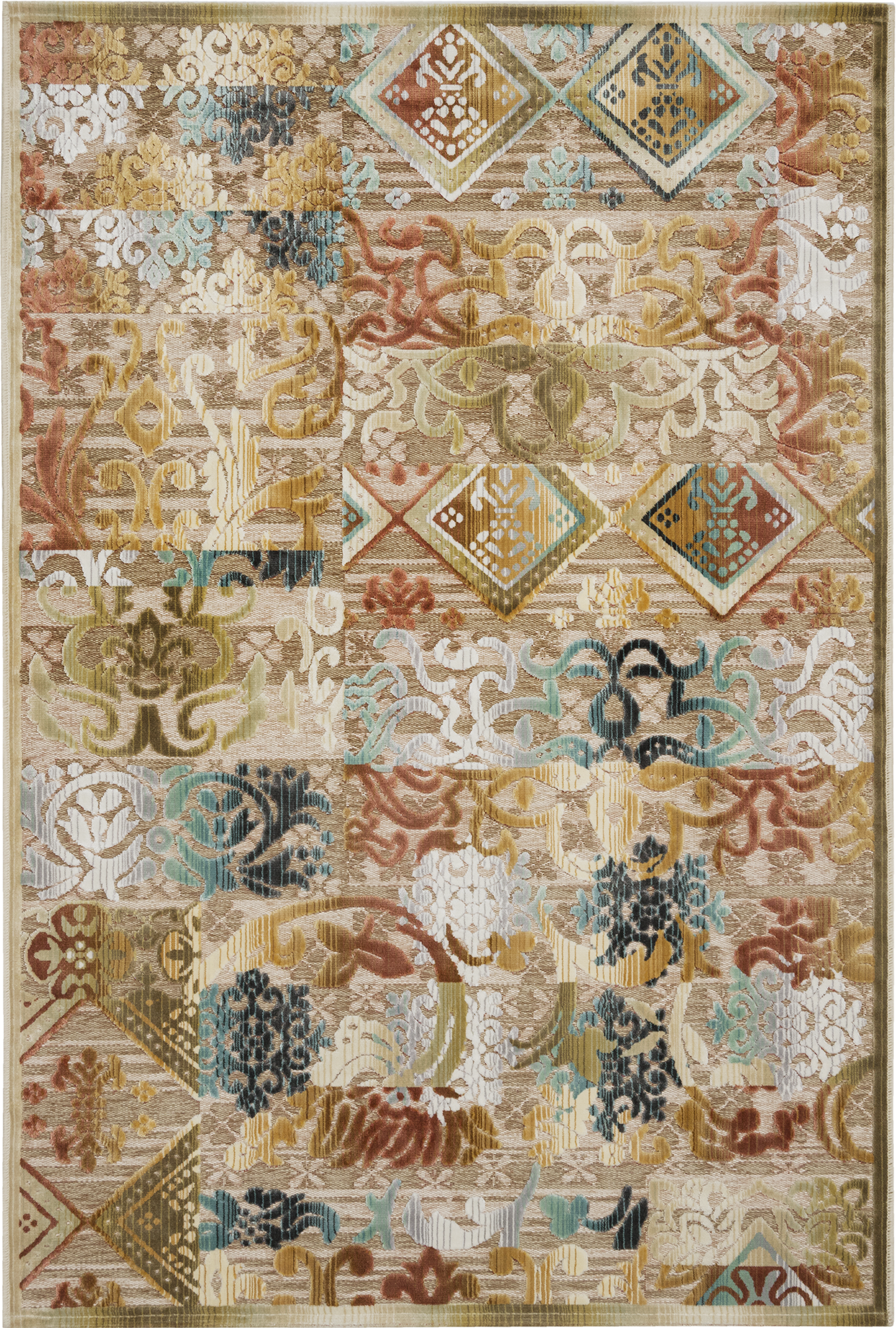 82905231 Ковер вискозаСимфония/28X 195х280 см цвет мультиколор STLM-0037738 CTIM