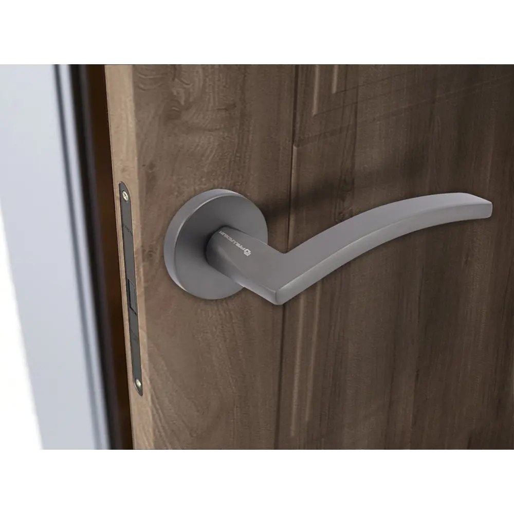 Дверные ручки Palladium Lavinium в графитовом исполнении для межкомнатных дверей 85081863 STLM-0058322 - Вид №5