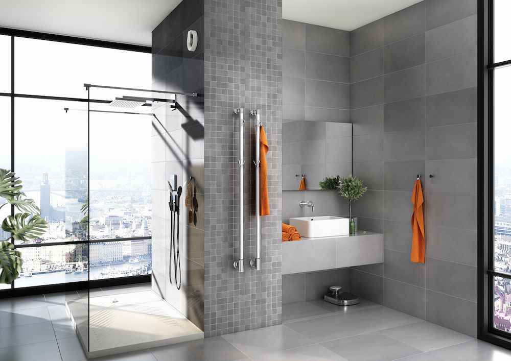 PAX 3550-3 Полотенцесушитель электрический Limbo черный Momento II ™  - Вид №1