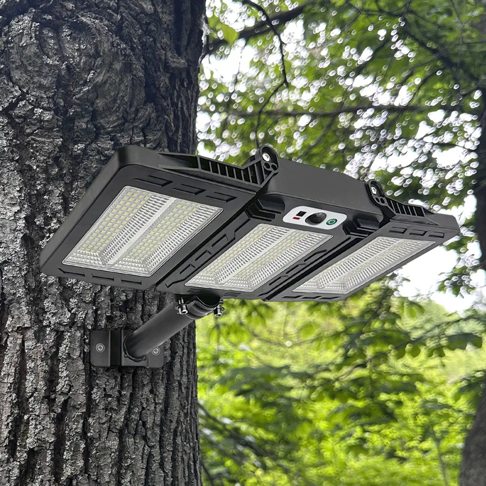 Светильник светодиодный уличный Duwi Solar LED PRO на солнечных батареях с ДУ 40Вт 6500К 750Лм IP65 датчик движения черный 86793639 STLM-2084474  - Вид №1