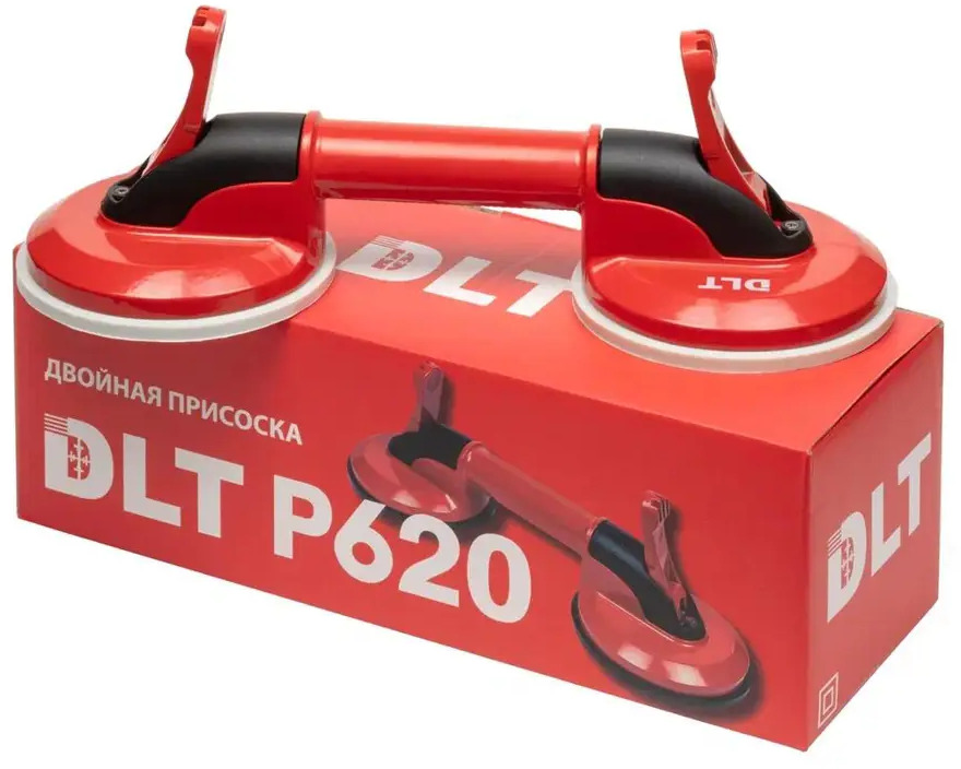 91738878 Присоска вакуумная для плитки и стекла двойная DLT P620 до 75 кг STLM-0849068