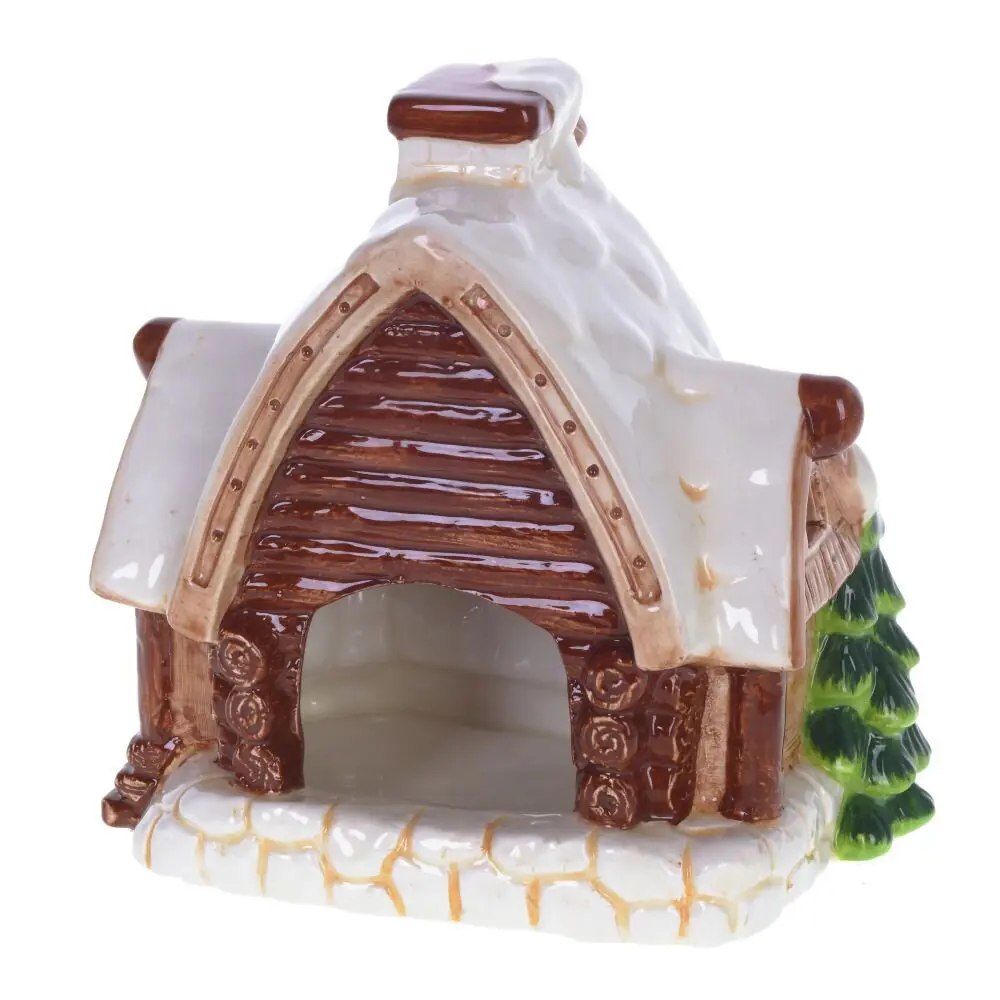 88449653 Подсвечник Избушка 16.5x17 см цвет коричневый STLM-0962555 Santreyd  - Вид №2