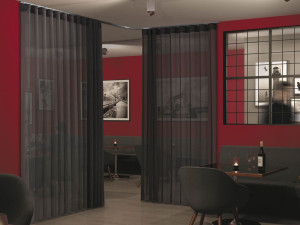 Алюминиевая направляющая для завитых штор