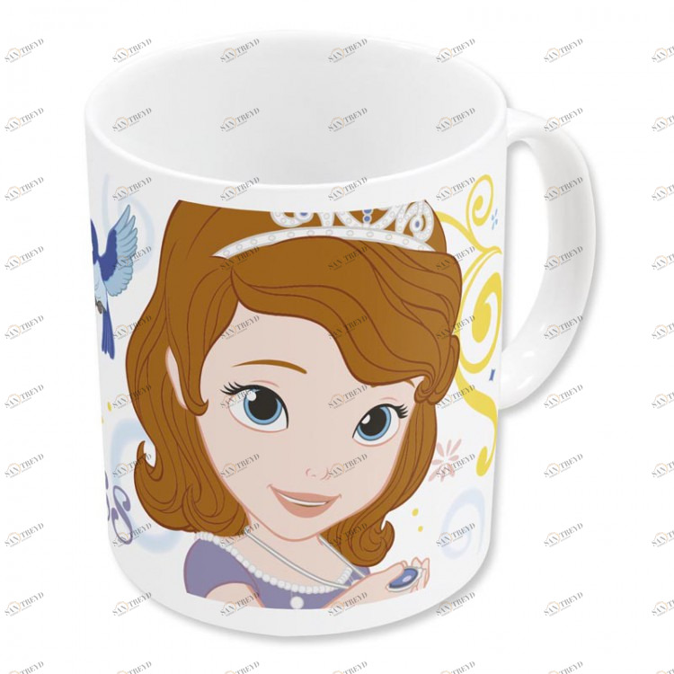 Кружка керамическая "София Прекрасная", 325 мл STOR СОФИЯ ПРЕКРАСНАЯ 335717 Белый Santreyd 