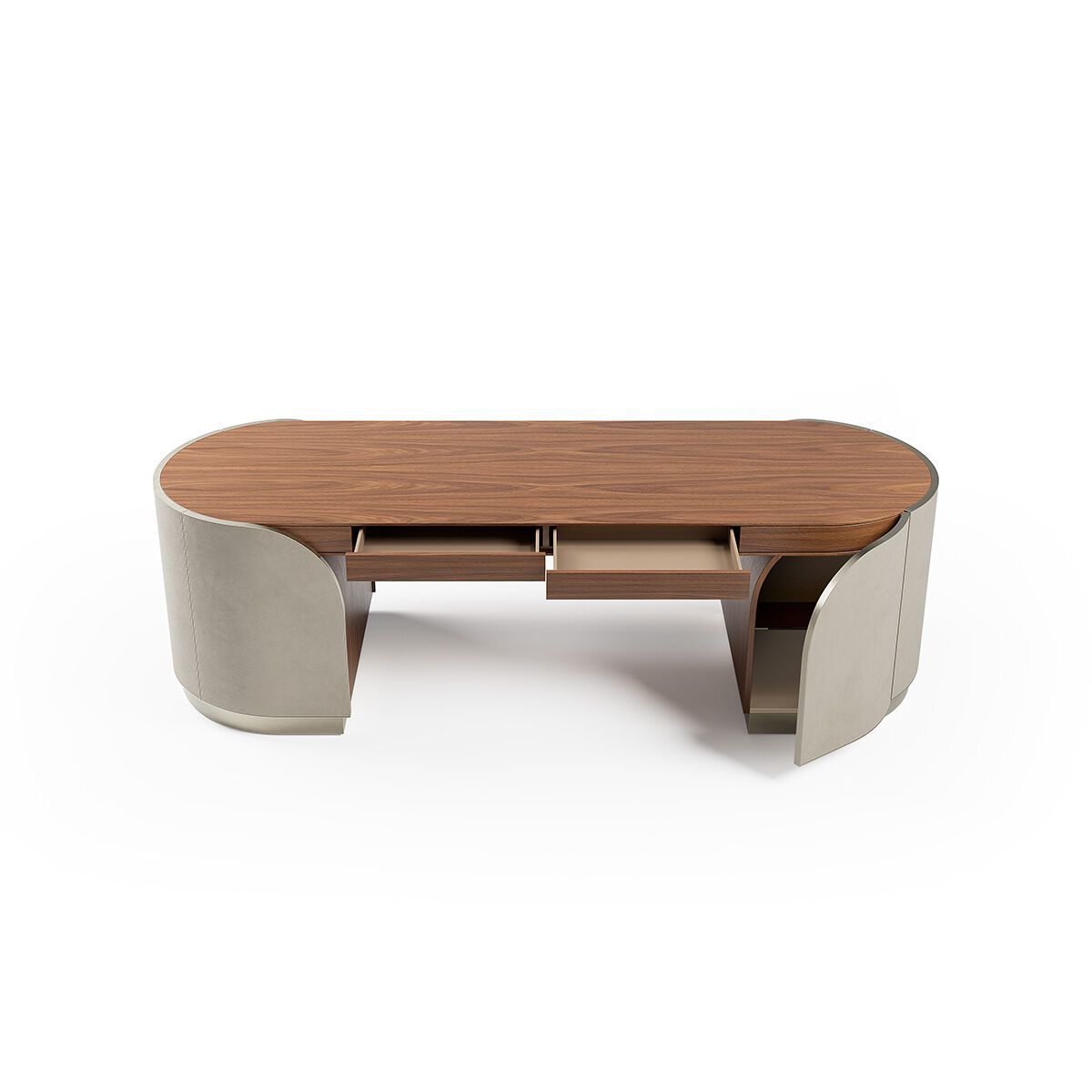 Кожаный стол с ящиками Capital Collection Duna ARCH-00048606 - Вид №10