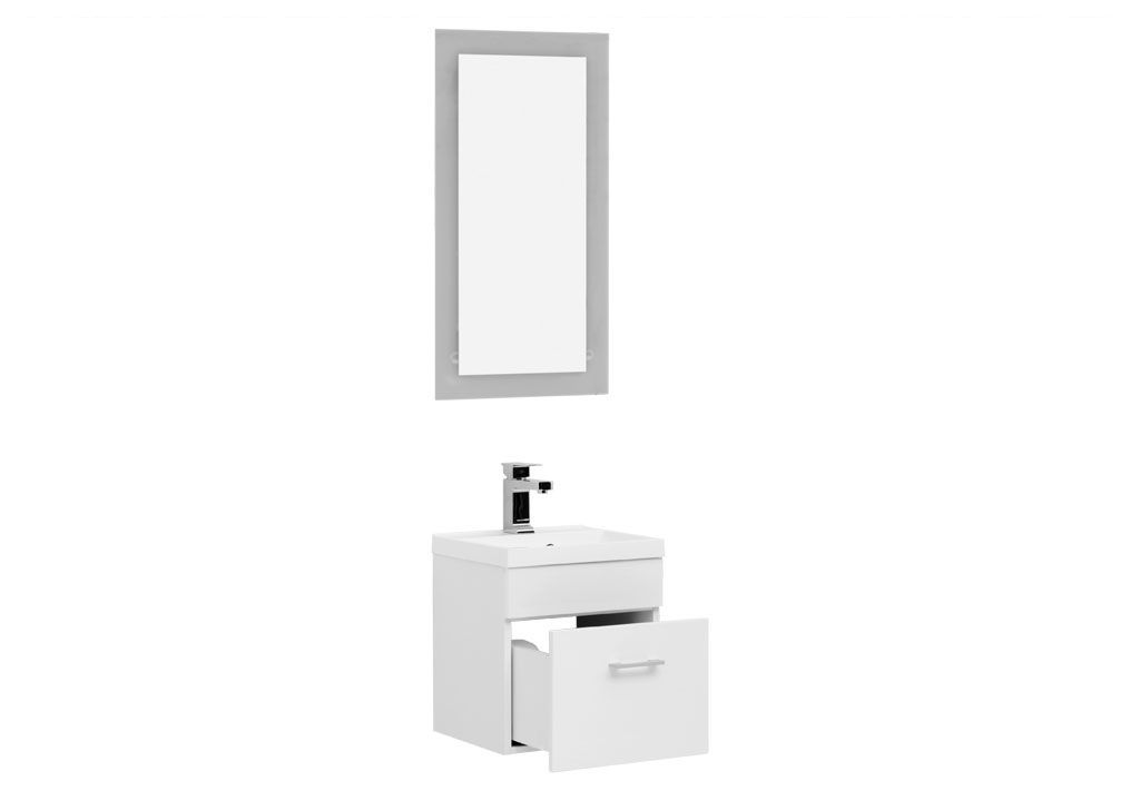 Мебель для ванной Aquanet Нота NEW 40 лайт белый 00231063 - Вид №1