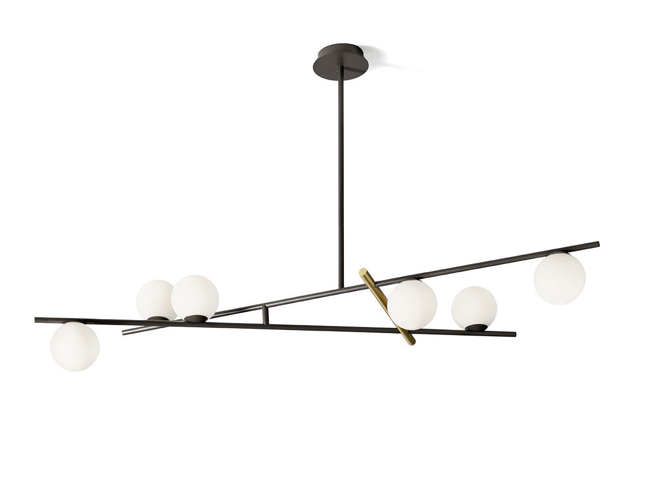 Металлический светодиодный потолочный светильник Miloox Kika ARCH-00000526