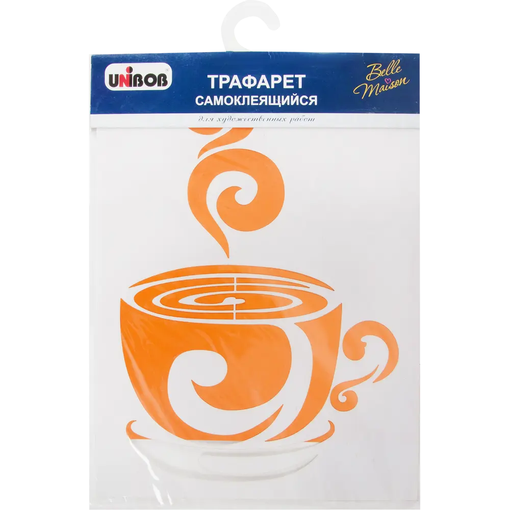 Трафарет самоклеящийся «Чашка» 25х35 см UNIBOB STLM-2056099 - Вид №1