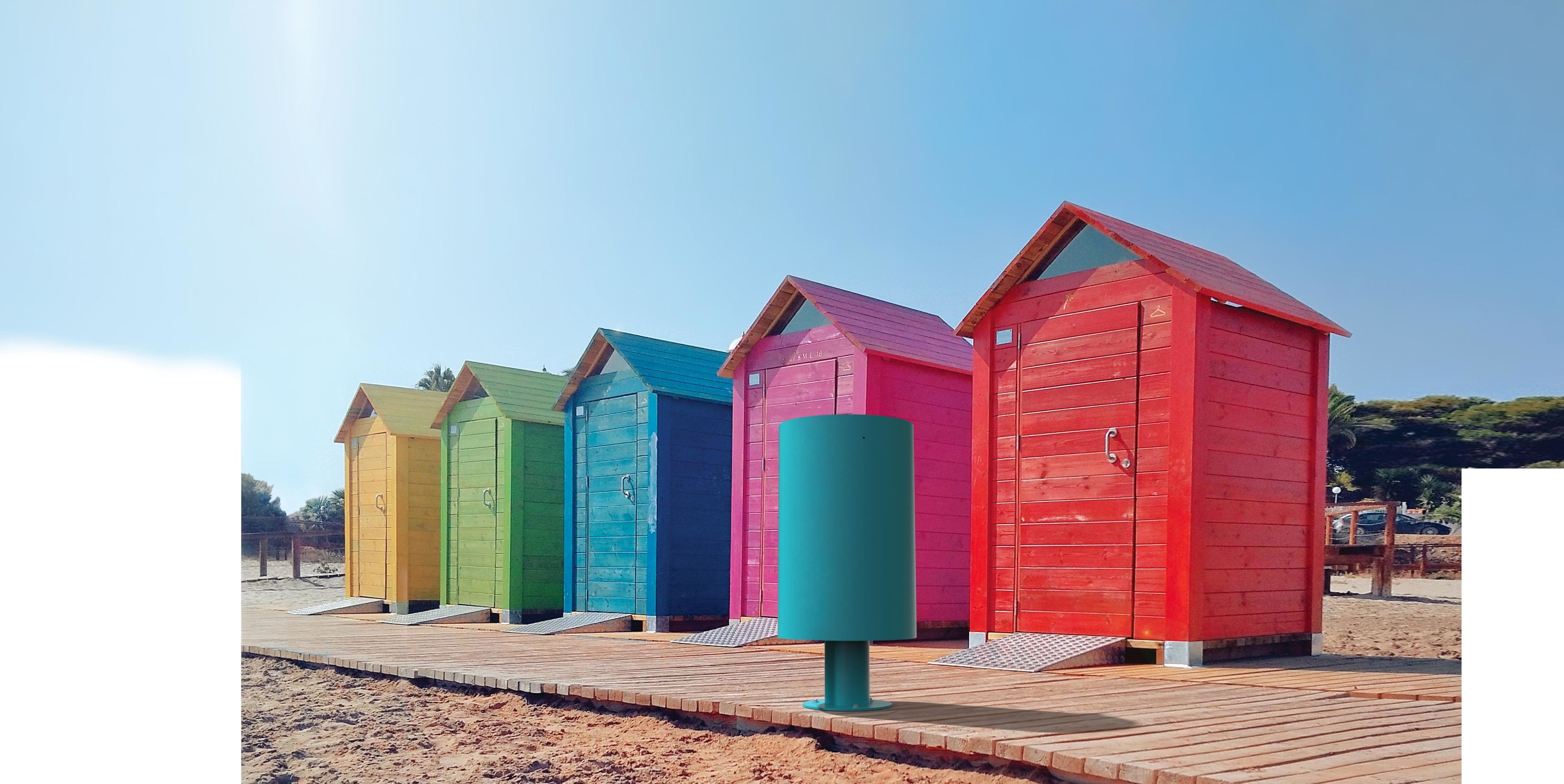 Оцинкованная стальная стойка для мусора City Design CARRO ARMATO ARCH-00065189 - Вид №3