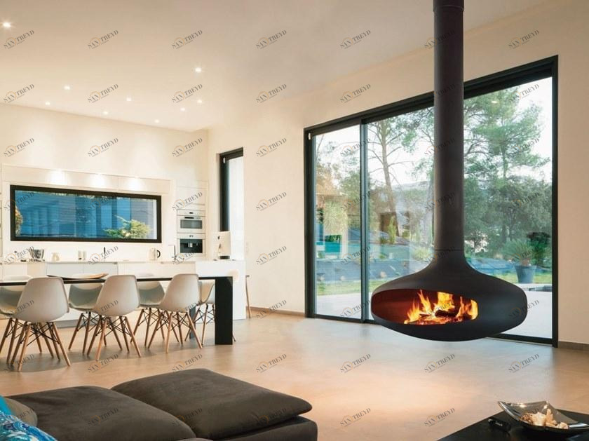 Focus creation Центральный вращающийся подвесной камин Domofocus sun-id-1378577