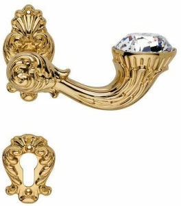 LINEA CALI' Латунная ручка в стиле Людовика xiv с кристаллами swarovski® с замком Brilliant diamond
