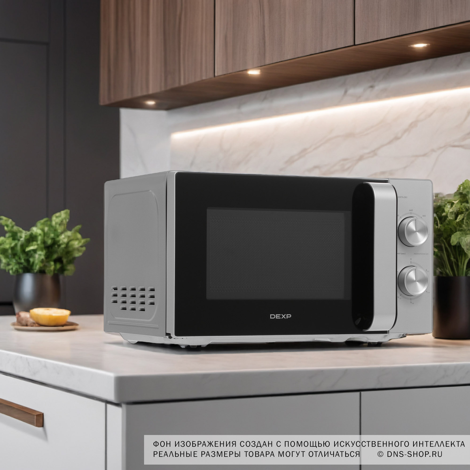 5412467 Микроволновая печь DEXP MH-80 серебристый STDN-0149556 - Вид №10