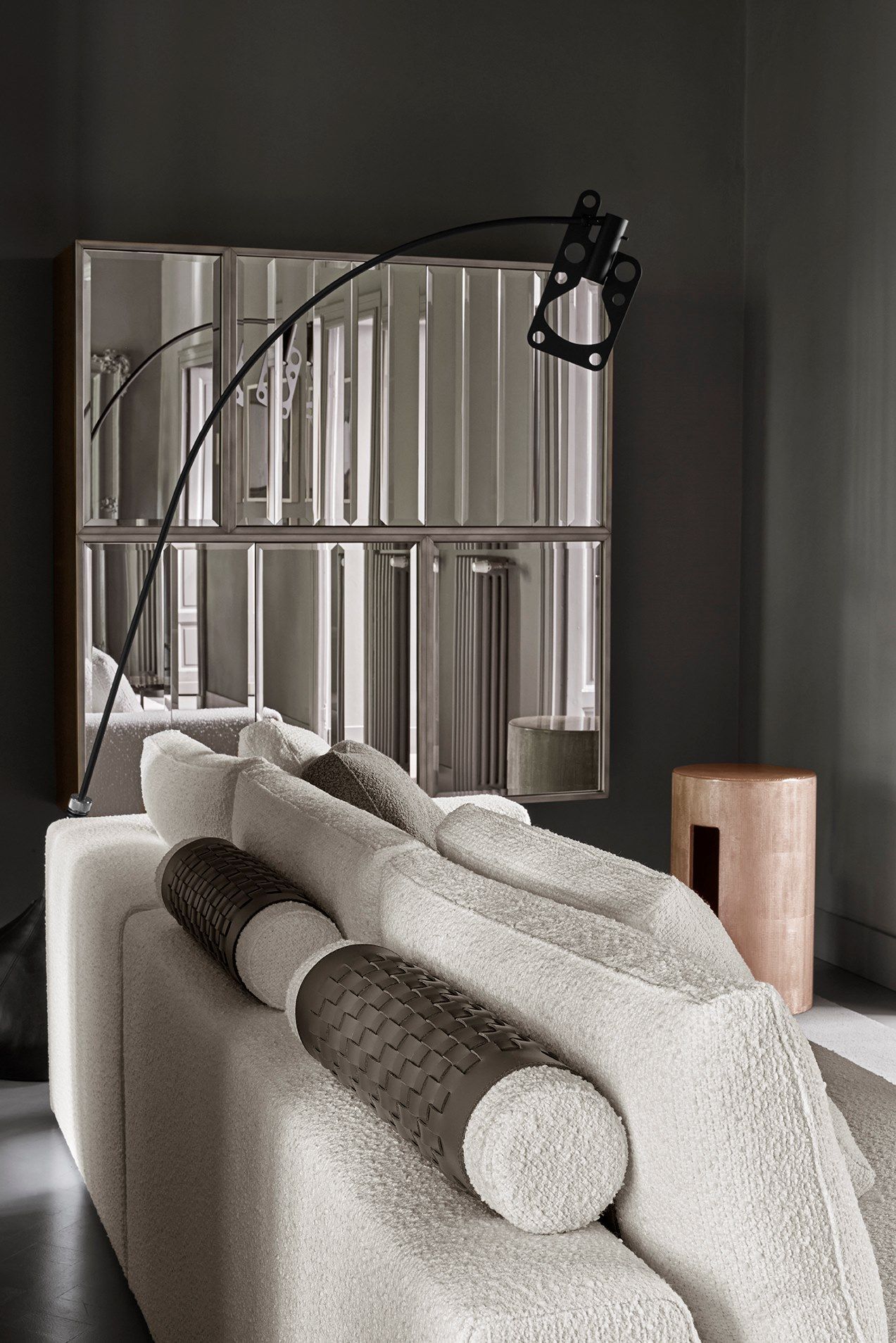 Съемный модульный диван из ткани Meridiani ARCH-00037070 - Вид №10