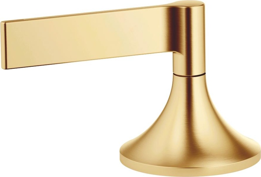 20000818-28 Вентиль боковой запирание вправо горячий - латунь сатинированная Dornbracht VAIA