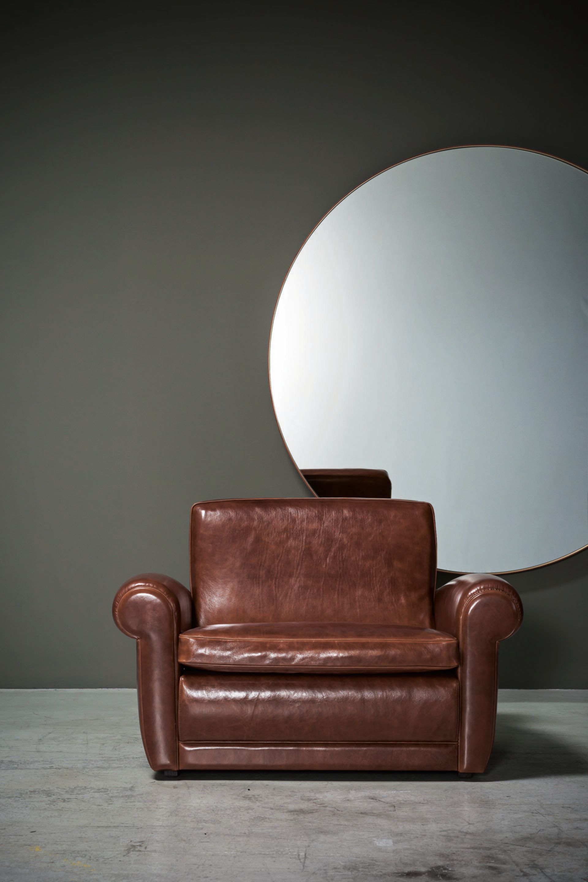 Кожаное кресло с подлокотниками Baxter MICKEY EXTRA ARCH-00088678 - Вид №2